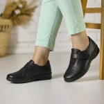 Pantofi dama „Tellus” 02-03\1, Negru