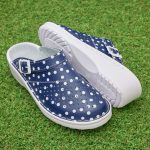 Saboti medicali piele dama Medibut  09L, Albastru inchis