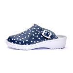 Saboti medicali piele dama Medibut  09L, Albastru inchis - imagine 4