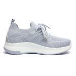 Pantofi sport dama W138716, Gri - imagine 4