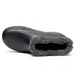 Galosi imblaniti barbati B-116, Negru - imagine 7
