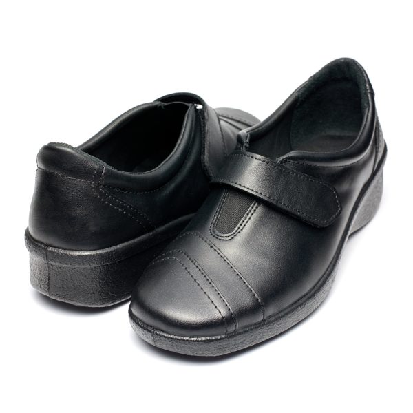 Pantofi dama „Tellus” 02-03\1, Negru - imagine 2