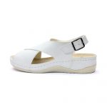 Sandale dama "Tellus" 25-60, Alb - imagine 4