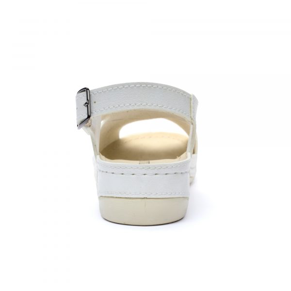 Sandale dama "Tellus" 25-60, Alb - imagine 8