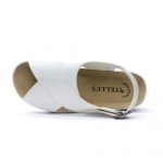Sandale dama "Tellus" 25-60, Alb - imagine 7