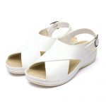 Sandale dama "Tellus" 25-60, Alb - imagine 3