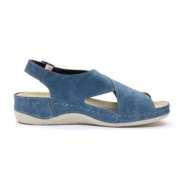 Sandale dama "Tellus" 25-60, Denim - imagine 5