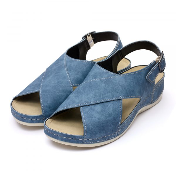 Sandale dama "Tellus" 25-60, Denim - imagine 3
