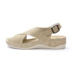 Sandale dama "Tellus" 25-60, Bej - imagine 4