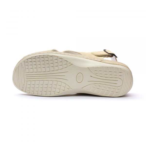 Sandale dama "Tellus" 25-60, Bej - imagine 9