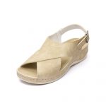 Sandale dama "Tellus" 25-60, Bej - imagine 6