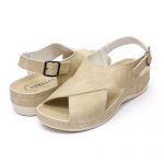 Sandale dama "Tellus" 25-60, Bej - imagine 2
