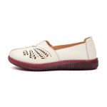 Pantofi piele dama  W043211, Bej deschis - imagine 4