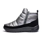 Ghete de iarna dama "Tellus" 34-59, Argintiu stralucire - imagine 5