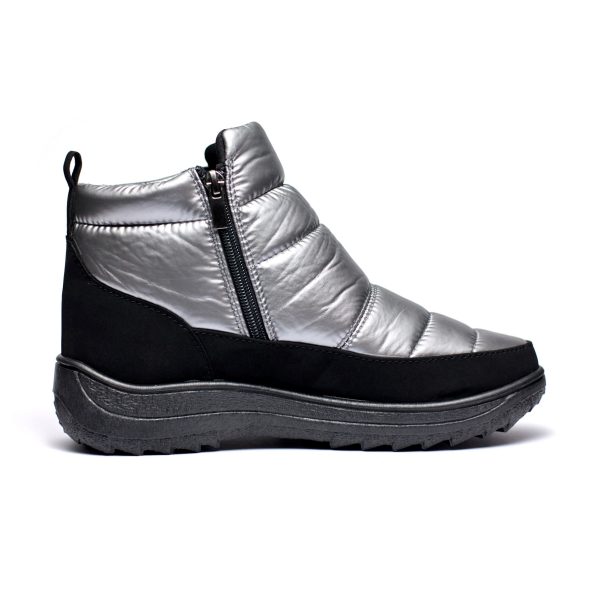 Ghete de iarna dama "Tellus" 34-59, Argintiu stralucire - imagine 6