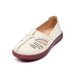Pantofi piele dama  W043211, Bej deschis - imagine 5