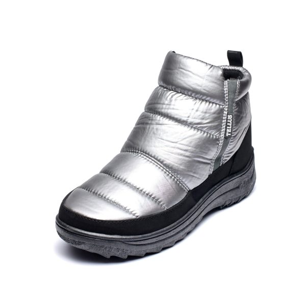 Ghete de iarna dama "Tellus" 34-59, Argintiu stralucire - imagine 4