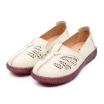 Pantofi piele dama  W043211, Bej deschis - imagine 2