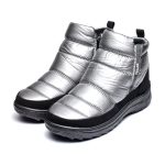 Ghete de iarna dama "Tellus" 34-59, Argintiu stralucire - imagine 3