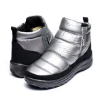 Ghete de iarna dama "Tellus" 34-59, Argintiu stralucire - imagine 2