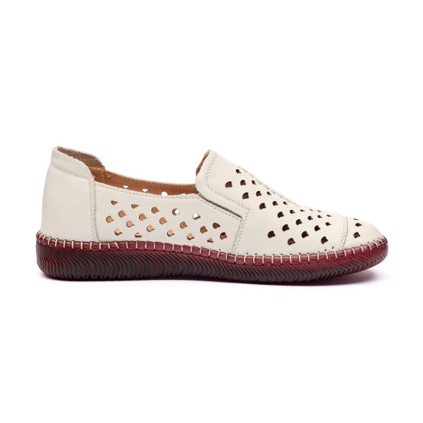 Pantofi piele dama  W043213, Bej deschis - imagine 6