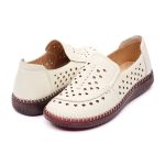 Pantofi piele dama  W043213, Bej deschis - imagine 3