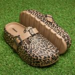 Saboti medicali dama 260450, Leopard Maro