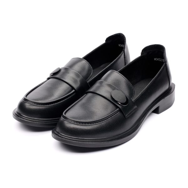 Pantofi piele dama W043215, Negru - imagine 2