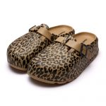 Saboti medicali dama 260450, Leopard Maro - imagine 2