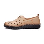 Pantofi piele dama W043214, Bej - imagine 4