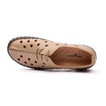 Pantofi piele dama W043214, Bej - imagine 7