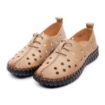 Pantofi piele dama W043214, Bej - imagine 2