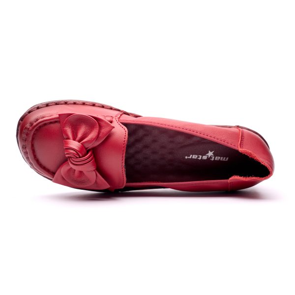 Pantofi piele dama W043221, Bordo - imagine 10