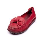 Pantofi piele dama W043221, Bordo - imagine 8