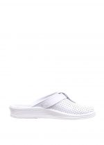 Saboti medicali piele Tellus 74-08/04/01, Alb - imagine 3