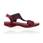 Sandale dama "Tellus" 25-24, Bordo - imagine 5