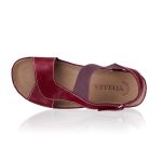 Sandale dama "Tellus" 25-24, Bordo - imagine 7