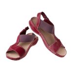 Sandale dama "Tellus" 25-24, Bordo - imagine 3