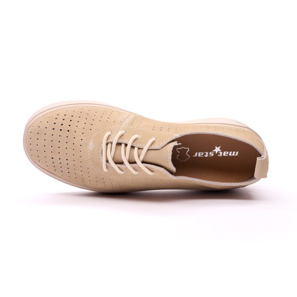 Pantofi piele dama 595003, Bej - imagine 7