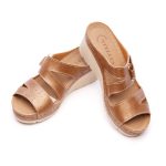 Papuci dama "Tellus" 27-21, Maro - imagine 3