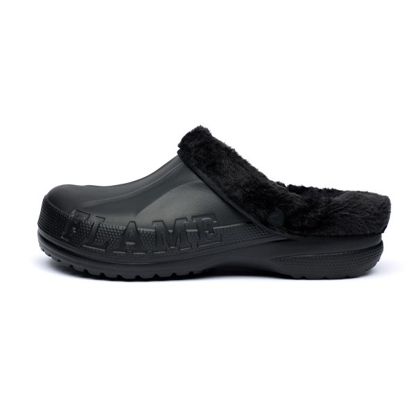 Saboti imbaniti barbati Flame A1002M, Negru - imagine 5