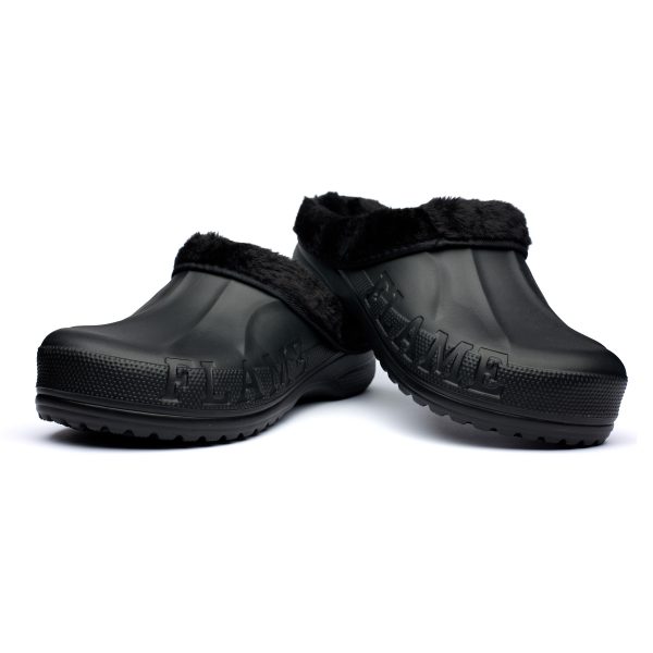 Saboti imbaniti barbati Flame A1002M, Negru - imagine 3