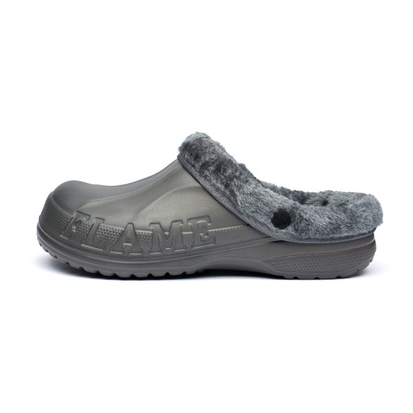 Saboti imbaniti barbati Flame A1002M, Gri - imagine 2