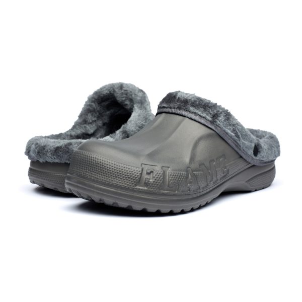 Saboti imbaniti barbati Flame A1002M, Gri - imagine 9