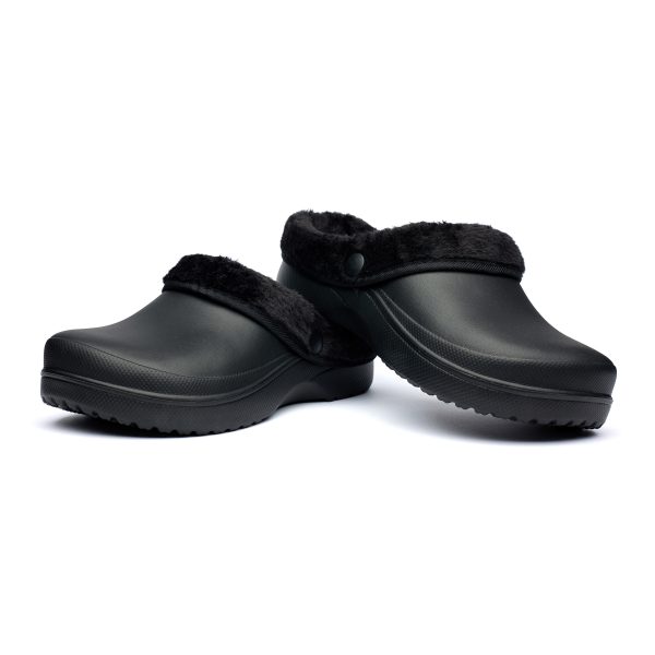 Saboti imbaniti dama Flame B2002M, Negru - imagine 3