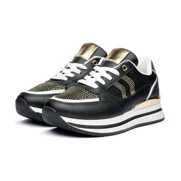 Pantofi sport dama 9137, Negru - imagine 2