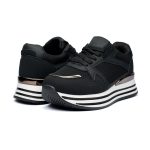 Pantofi sport dama 9150, Negru - imagine 3