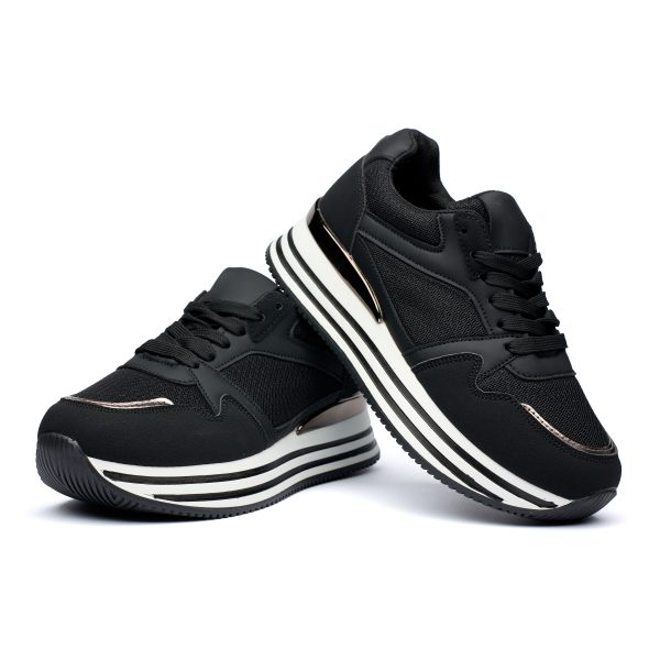 Pantofi sport dama 9150, Negru - imagine 4