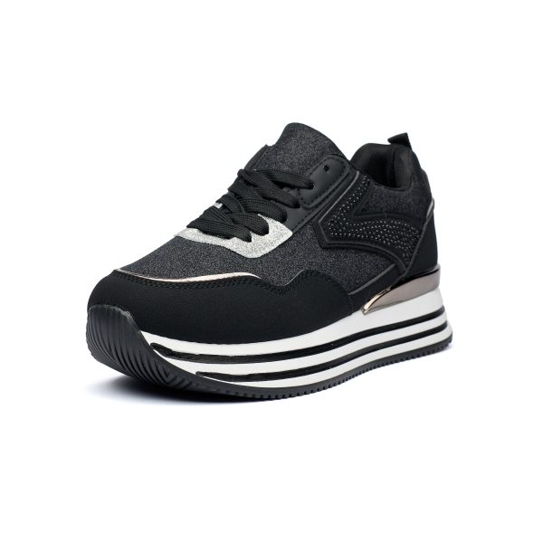 Pantofi sport dama 9139, Negru - imagine 6