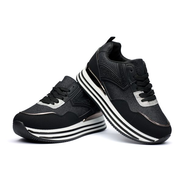 Pantofi sport dama 9139, Negru - imagine 3